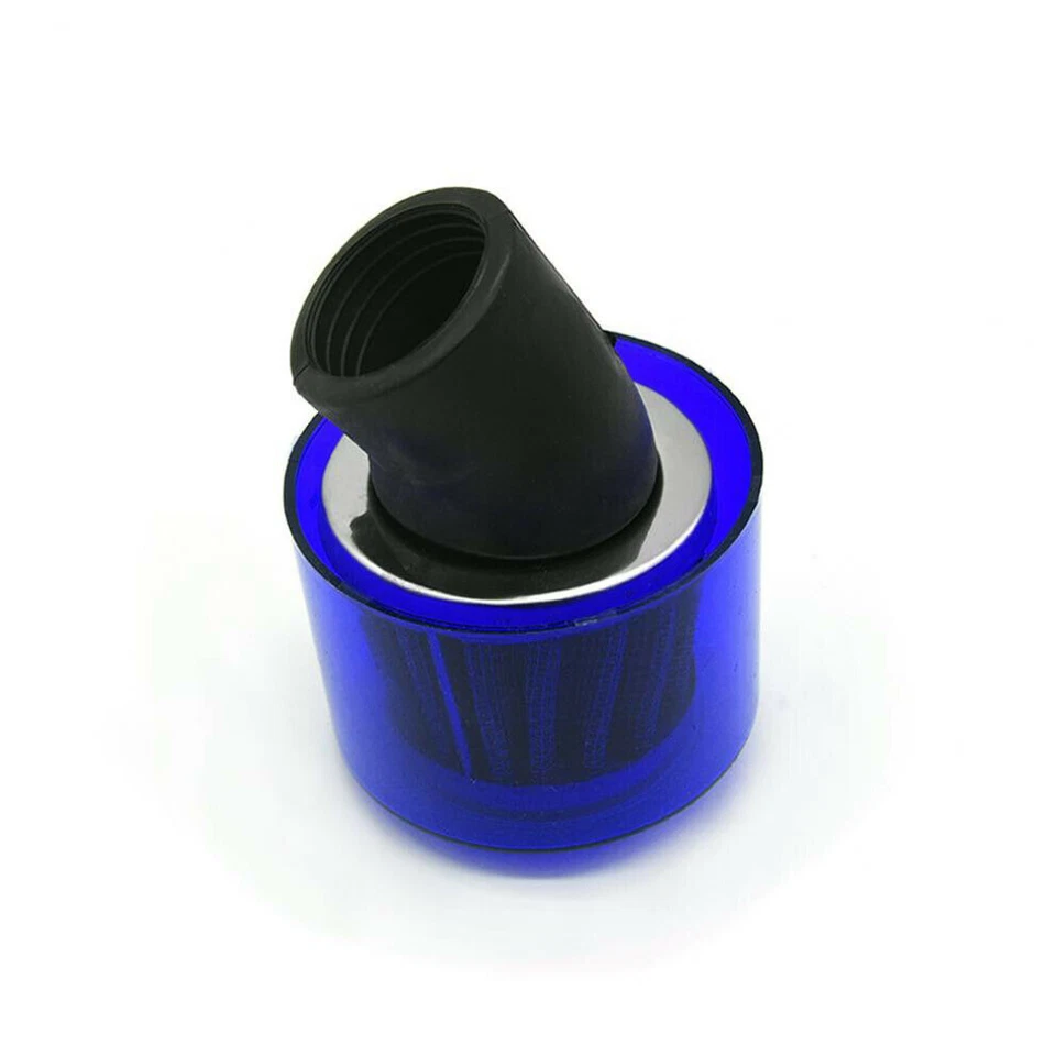 Filtro de aire cubierta de plástico a prueba de salpicaduras para moto de cross ATV PIT de 35 mm para 50cc 110cc azul Foto 4 de 4
