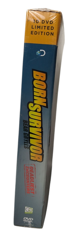 Bear Grylls Born Survivor 10 DVDs Limited Edition Box Set Round Tin Case Sealed - Picture 5 of 7