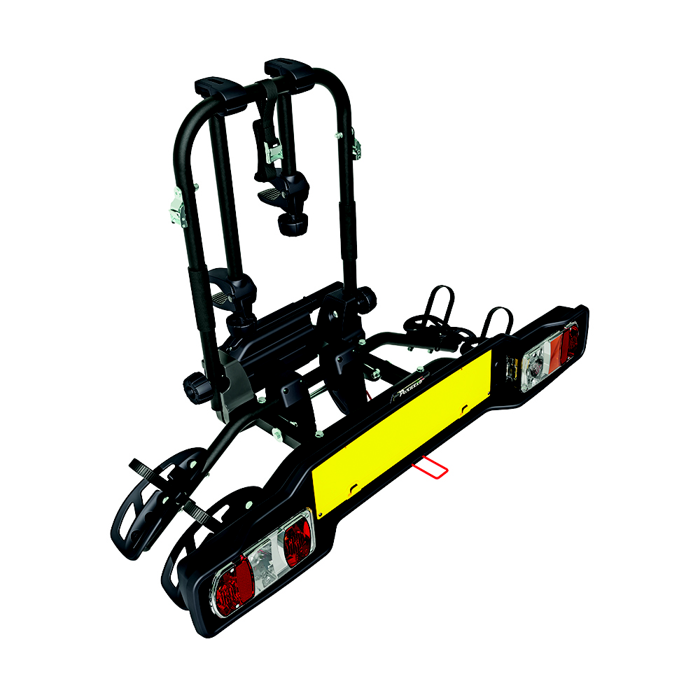 Portabici Per Gancio Traino Parma 2 bici Inclinabile Universale Grigio Peruzzo