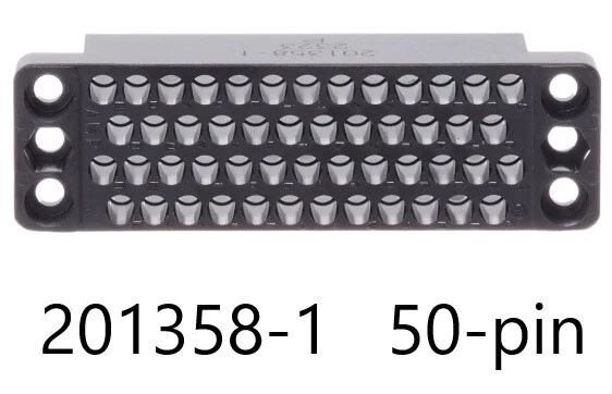 201358-1  AMP  Male Block 50 position Series M   Free Ship - Image 2 of 4