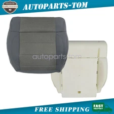 2 PCS For 2007 Jeep Wrangler Sahara Driver Bottom Seat Cover & Foam Cushion