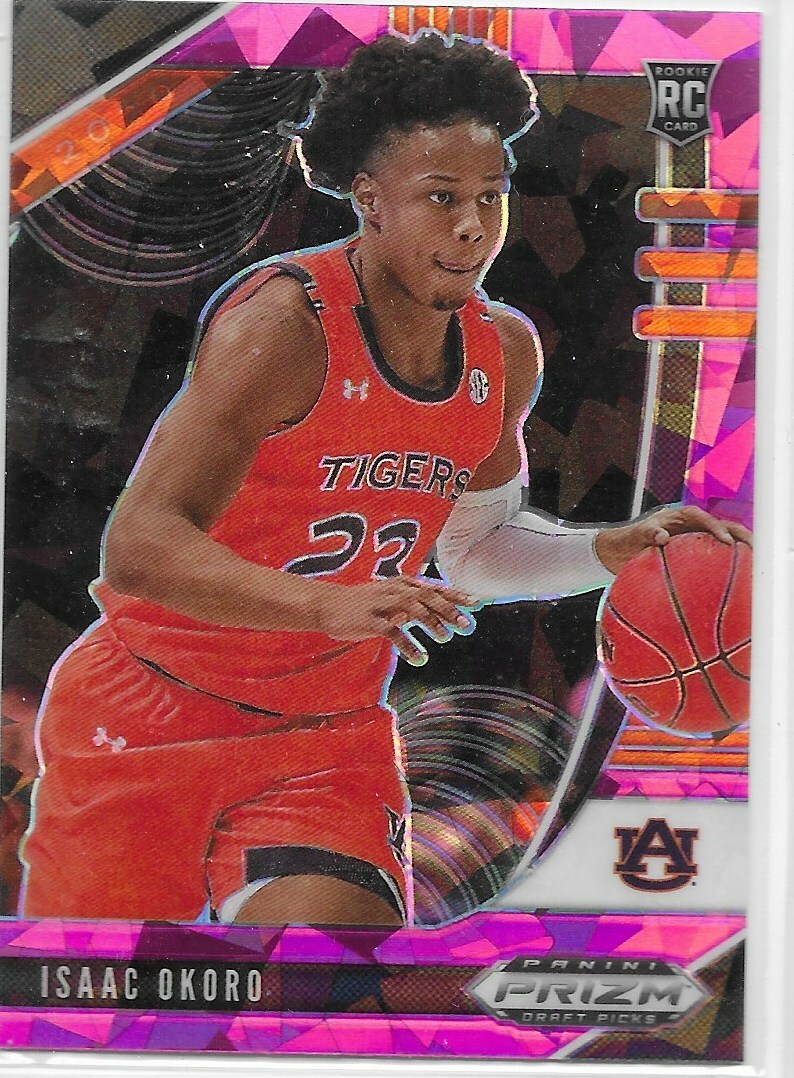 2020-21 Prizm Draft Picks Pink Ice Prizm Rookie- Isaac Okoro
