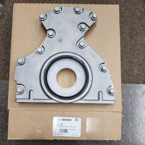 New Genuine GM 12639250 19982015 Engine Crankshaft Seal Housing Plate