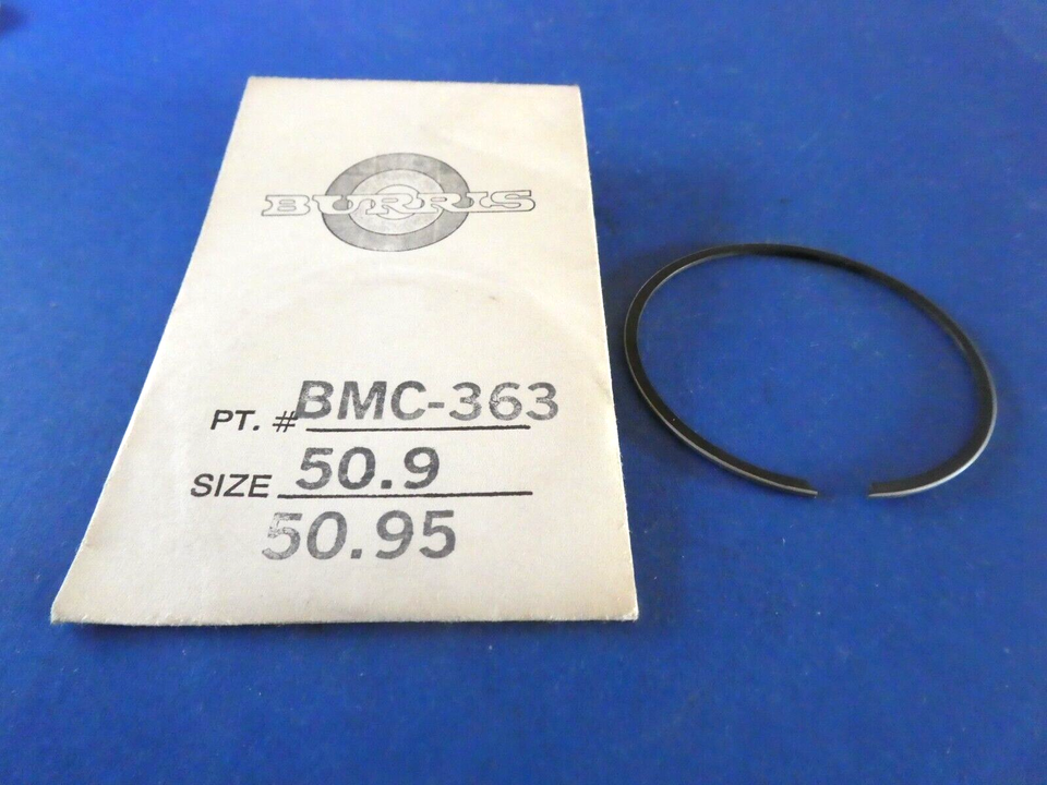 Burris Racing Piston Rings, Pt. # BMC-363, 50.9-50.95 Lot of (4) sets ...