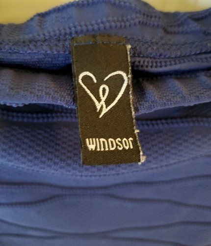 WINDSOR women's blue off the shoulder dress Short SM Style LD9425QWD Made in USA - 第 3/5 張圖片