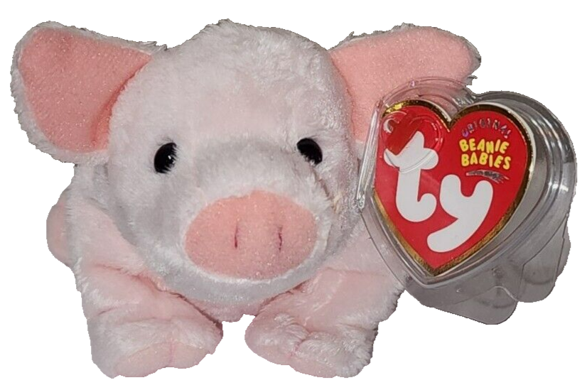 Ty Beanie Baby - LUAU the 2004 Pink Pig (6 Inch) NEW MWMTs Stuffed