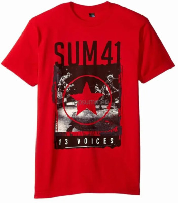 Sum 41 13Voices Adult T-shirt Short Sleeve Gift Fan S to 5XL TN0302