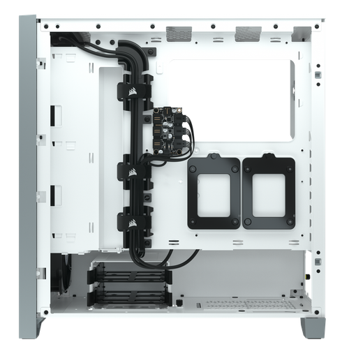 Corsair iCue 4000X RGB weiß Midi Tower ATX Gaming Gehäuse TG Seitenfenster - Bild 4 von 7