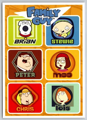Postcard Family Guy Television Series Advertising Stewie Peter Louis Brian Chris