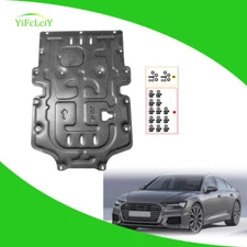 For Audi A6 2019-2024 Under Engine Splash Guards Front Engine Mud Flaps