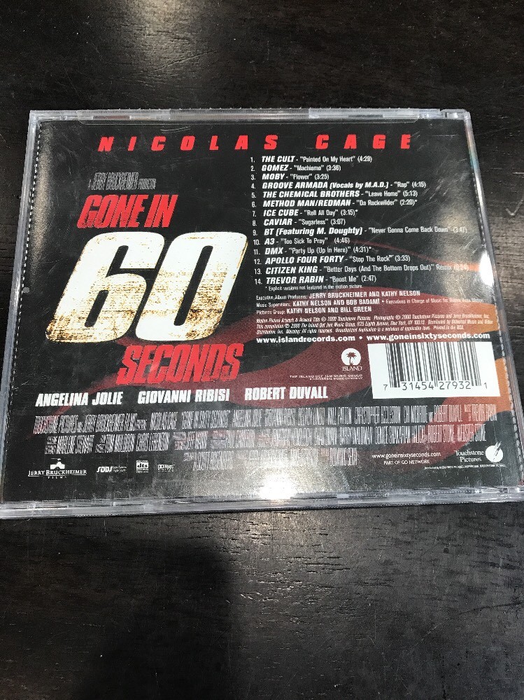 【中古】 Gone In 60 Seconds (Score) - Soundtrack Gone in 60 Seconds (soundtrack) - Wikipedia