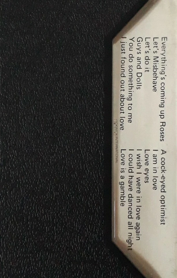 Johnny Mathis-Sings Of Love Cassette.1964 Hallmark HSC 133.Let's Do It/Love Eyes - Image 2 of 4