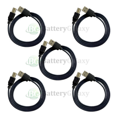 5X 3ft USB2.0 A Male to B Male Printer Scanner Cable Cord HOT! (U2A1-B1-03BLK)