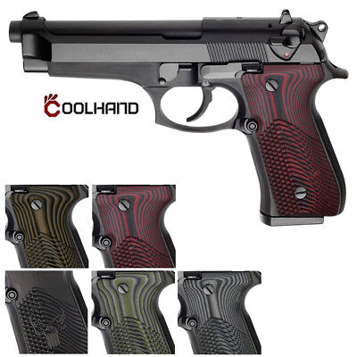 Coolhand G10 пистолет ручки для Beretta 92 96 полный размер 92FS M9 A1 Inox Ops текст...