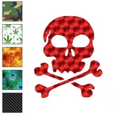 Skull Crossbones, Vinyl Decal Sticker, 40 Patterns  3 Sizes, 633