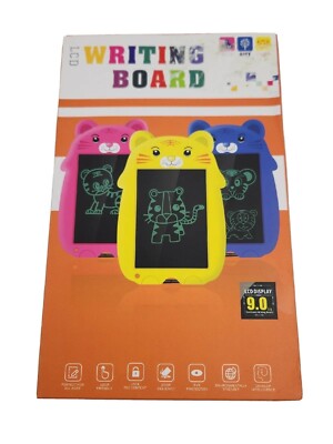 Portable LCD Writing Tablet 9'' Drawing Board Erasable Notepad Pad for Kids