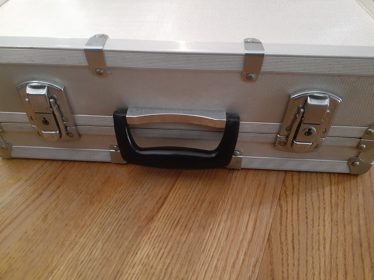 Kalimar Aluminum Attache Case Japan Hard Case Padded Inside Kalimar Aluminum Attache Case Japan Hard Case Padded Inside