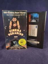 Cinema Paradiso Dubbed Version VHS Like New