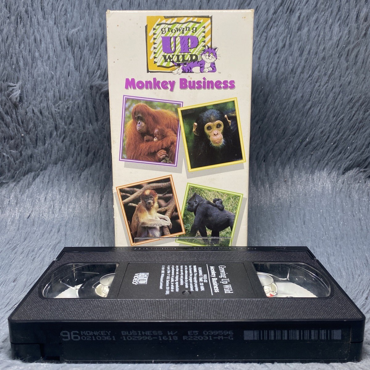 Growing Up Wild Monkey Business VHS 1992 Time Life Video