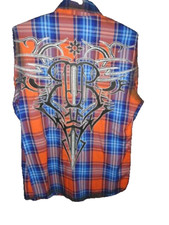 Roar Long sleeve Button down Casual Shirt Medium Size