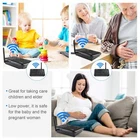 Wuloo 10Channel Call ALL FM Wireless Intercom System for Home Room 1Mile Talking