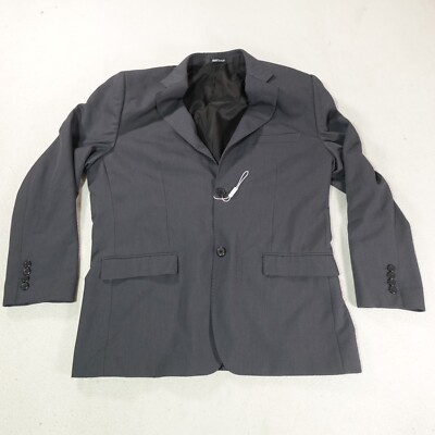 Suit Shop Jacket Mens 42 Gray Modern Fit Blazer Groomsman Suit Professional