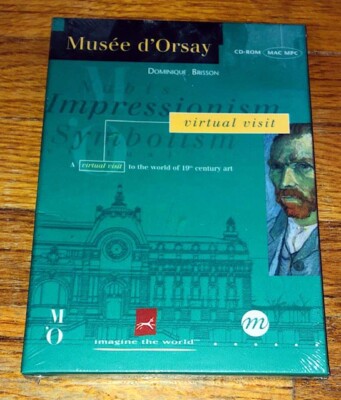 Musee D'Orsay Virtual Visit 1996 CD-Rom Mac PC Montparnasse MPC Brand New 