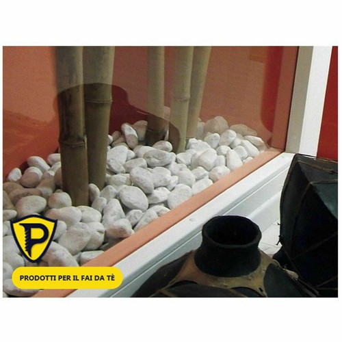 Ciottoli marmo Bianco Carrara 25/40mm sassi pietre arredo vasi e giardino 22 kg. - Foto 12 di 12