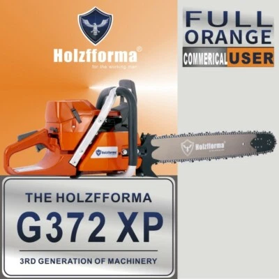 71cc Holzfforma® G372XP Gasoline ChainSaw Full Wrap With 24 Inch Bar/Chain Combo