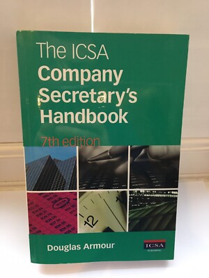 The ICSA Company Secretary's Handbook by Douglas Armour (Mixed media product,...