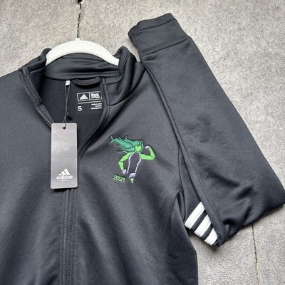 Adidas Golf She-Hulk Jacket Small Black Zip Activewear Marvel Superhero Style