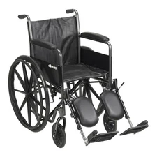 McKesson Wheelchair, Elevating Swing Away Foot Leg Rest, Fixed Arm, 18 in...