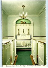 Vintage Postcard Emmons Prayer Room Upper Chapel Nashville Tennessee