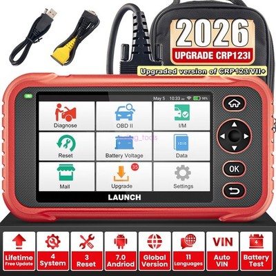 2026 LAUNCH CRP123X OBD2 Scanner Engine ABS SRS Code Reader Car Diagnostic Tool