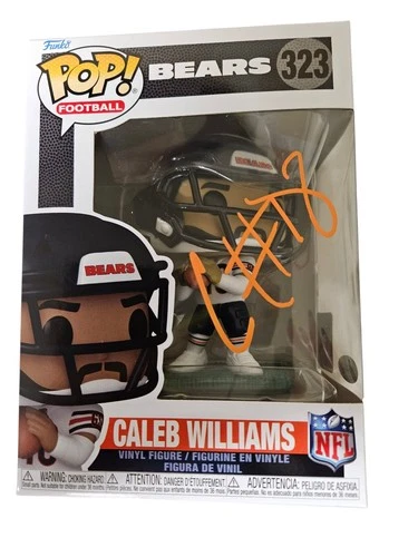 Caleb Williams Autographed Funko Pop! NFL Series 15 Figure #323 Chicago Bears