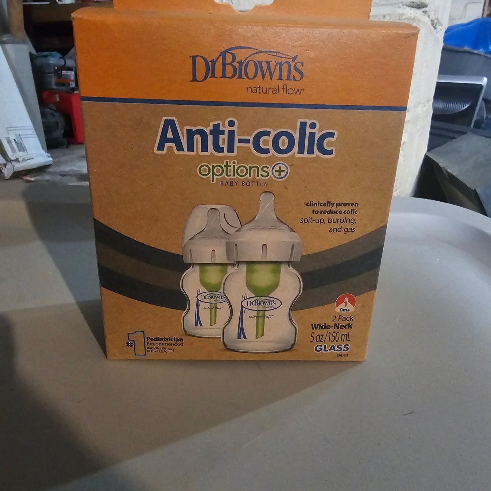 Dr. Brown's Natural Flow Anti-Colic Options+ Wide-Neck 5 oz 