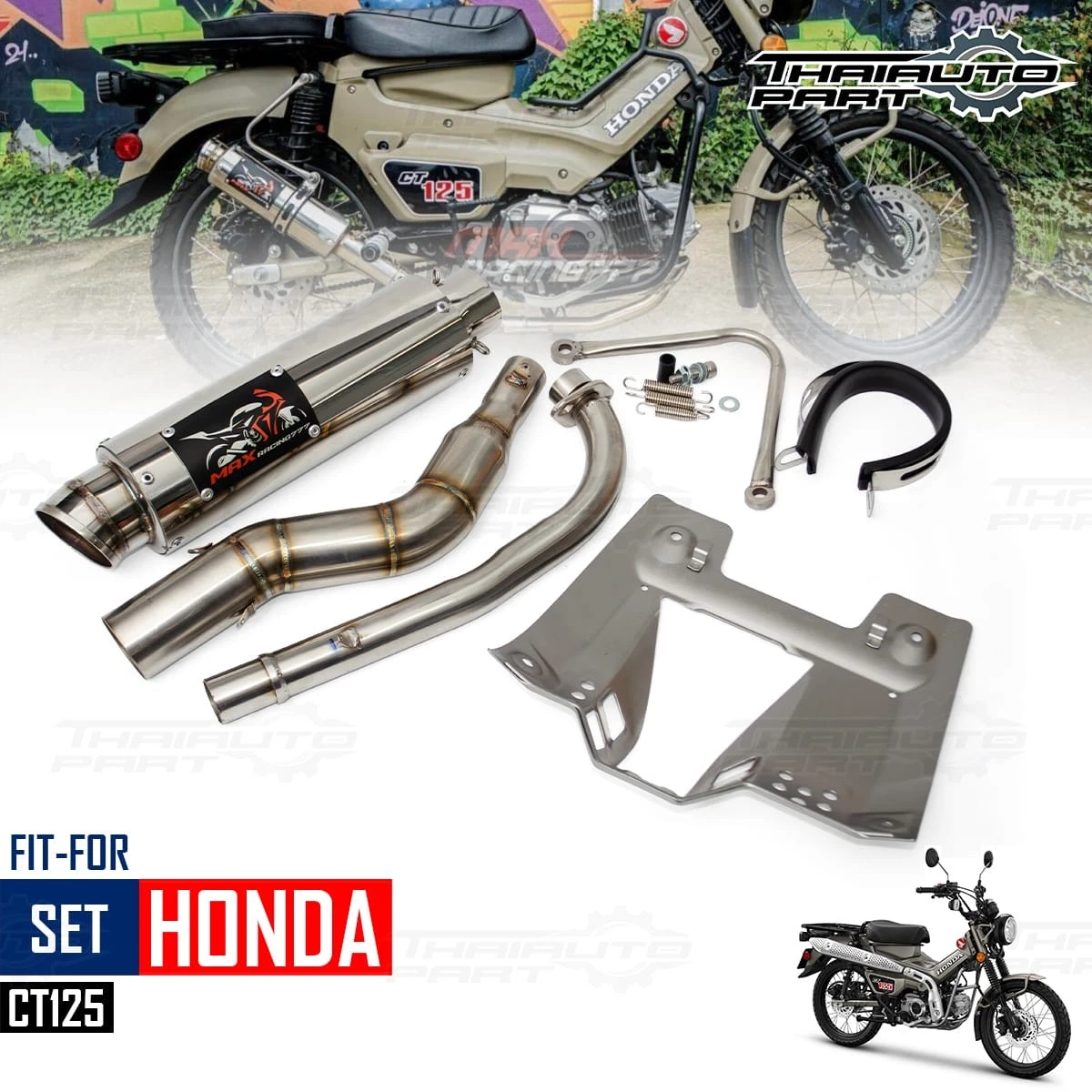 Motorcycle Exhausts & Exhaust System Parts for Honda CT125 for