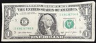 2021 Richmond $1 Bill Altering 6’s Devil 66’s Five Of A Kind 6’s Fancy Note — photo 1