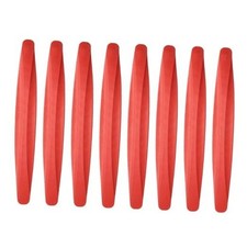 8pcs Car Bumper Guard Strip Anti-Collision Anti-Scratch Bumper Protector Red