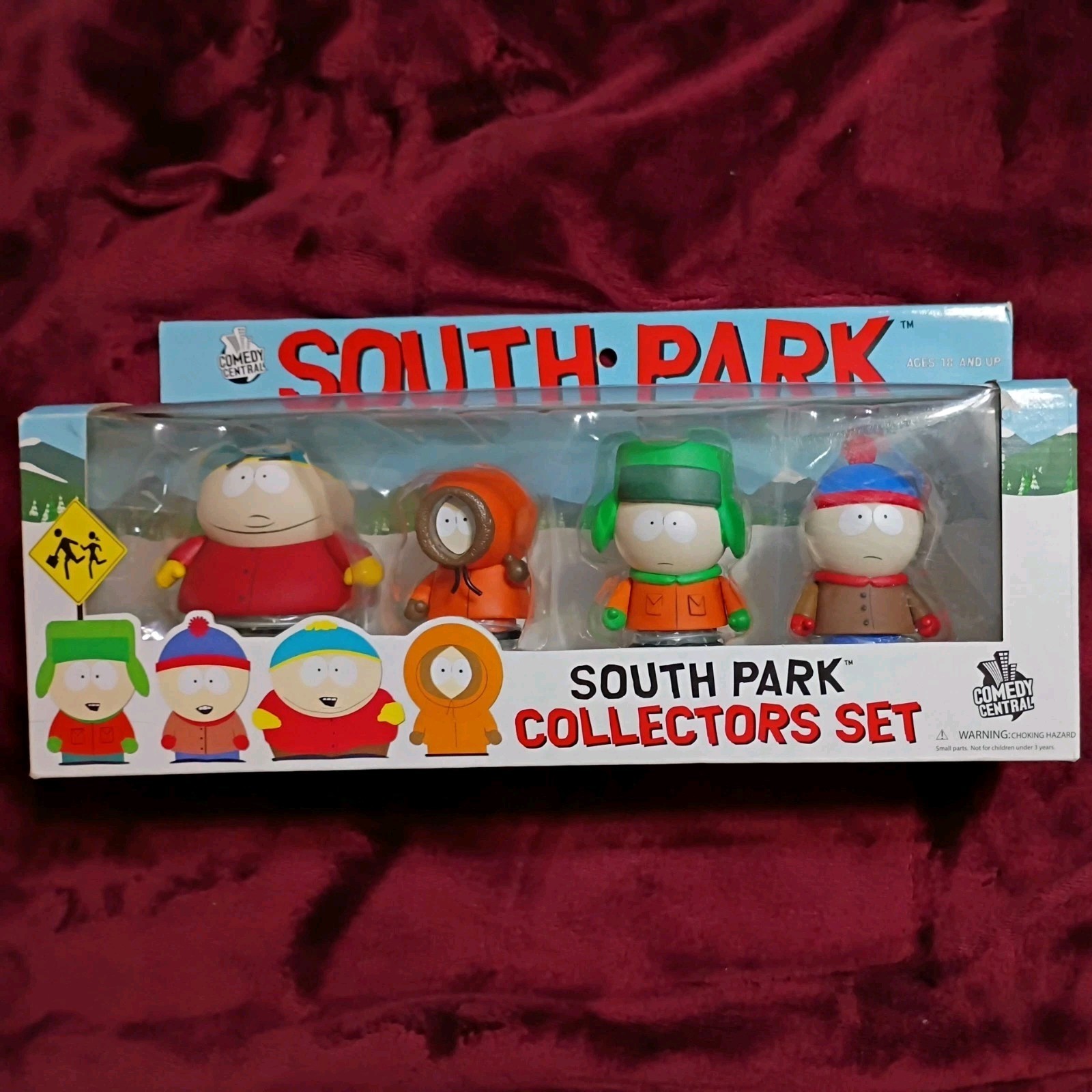 Vintage 2006 Mezco South Park Series Set 4 Cartman Kenny Stan Kyle Figures & Box