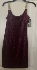 Vintage TAMPA Velvet Cocktail Dress Size Medium NWT