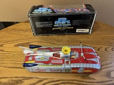 Vintage Tin Astronef Electrique Battery Opera...
