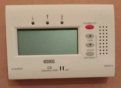 Korg Advanced Solo Multi-Instrument Chromatic Tuner CA-40 with Manual and Box
