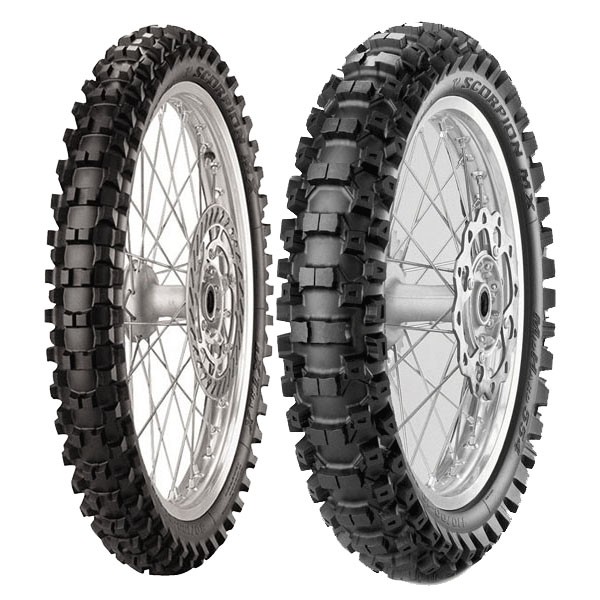 COPPIA GOMME PIRELLI 90/100-21 MX32 MID S + 120/80-19 MX32 MID H - Immagine 5