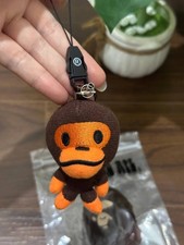 A Bathing Ape BAPE Baby Milo Plush Keychain   Authentic Mini Bag Charm NWT Xmas