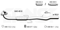Abgasrohr Ernst 043458 FüR Opel Z02 Z03 Signum CC Vectra Caravan 16V F68 F69 Dgi