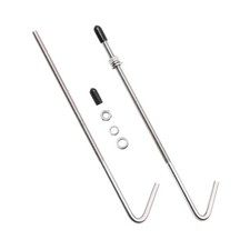 8 Inch 304 Stainless Steel J Hook Battery Hold Down Bolts, Universal 8 INCH