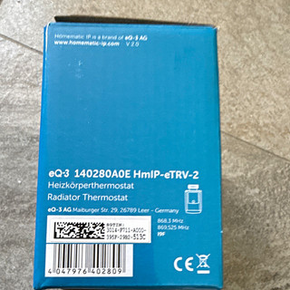 eQ 3 Homematic IP HmIP eTRV 2 Heizkörperthermostat 140280A0E blau 5 Stück