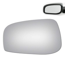 WLLW Mirror Glass Replacement fit for 04-06 Volvo S60 S80 V70 Driver Left L...