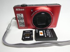 Nikon Coolpix S8000 14.2MP 10x Wide Zoom Red Camera & 8GB SD **PLEASE READ**